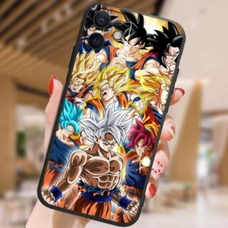 Coque iPhone Dragon Ball Son Goku Transformations