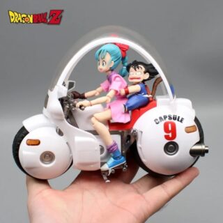 Figurine Bulma et Goku Moto