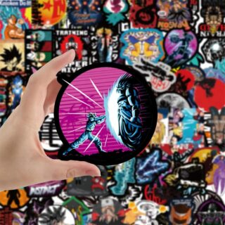 Lot de 50 Stickers Dragon Ball Z Retro
