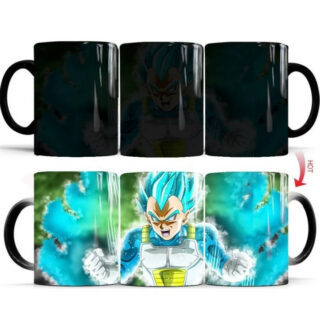 Tasse Dragon Ball Vegeta Saiyan Bleu